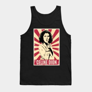 Retro Vintage Celine Dion 1977s Tank Top